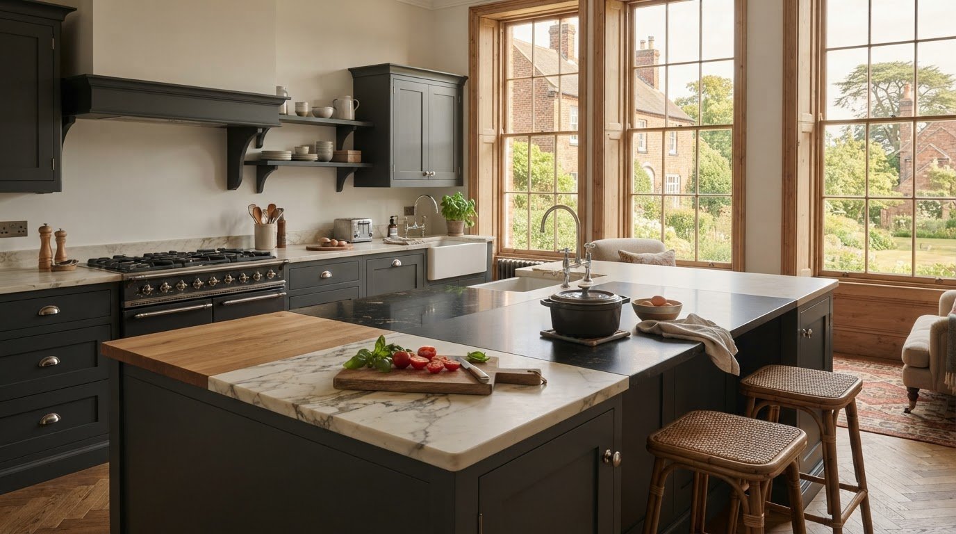 Compare Kitchen Worktop Materials for Family Durability
