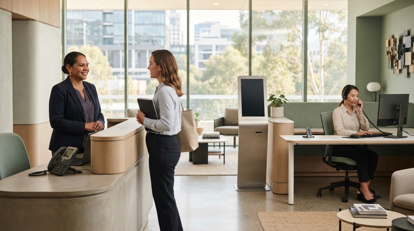 Compare receptionist alternatives by staffing and service