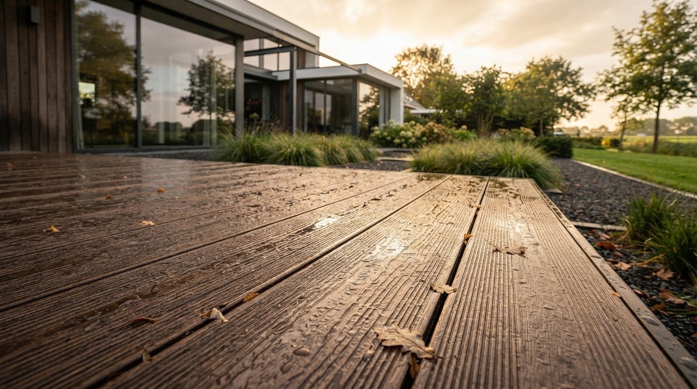 Composiet vlonder antislip: zo kies je een veilige terrasplank
