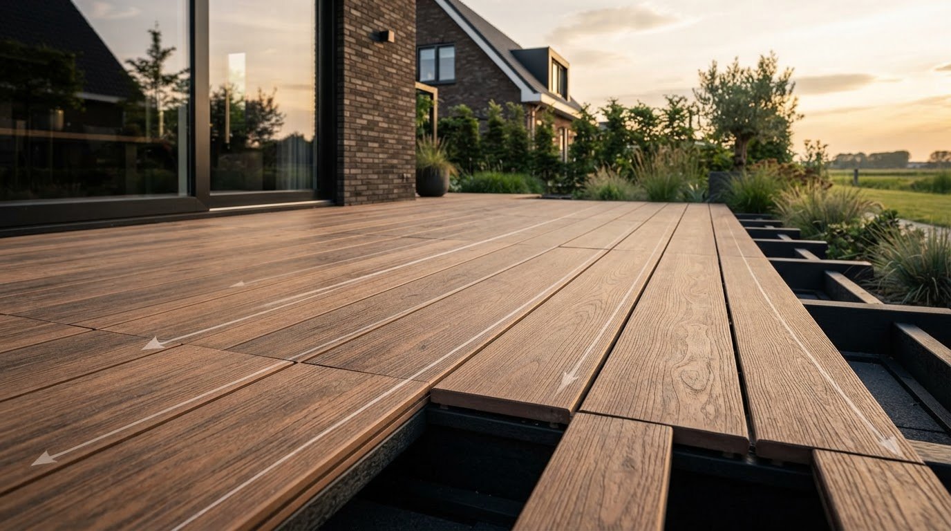 Composiet vlonder uitzetten en krimpen: zo voorkom je problemen