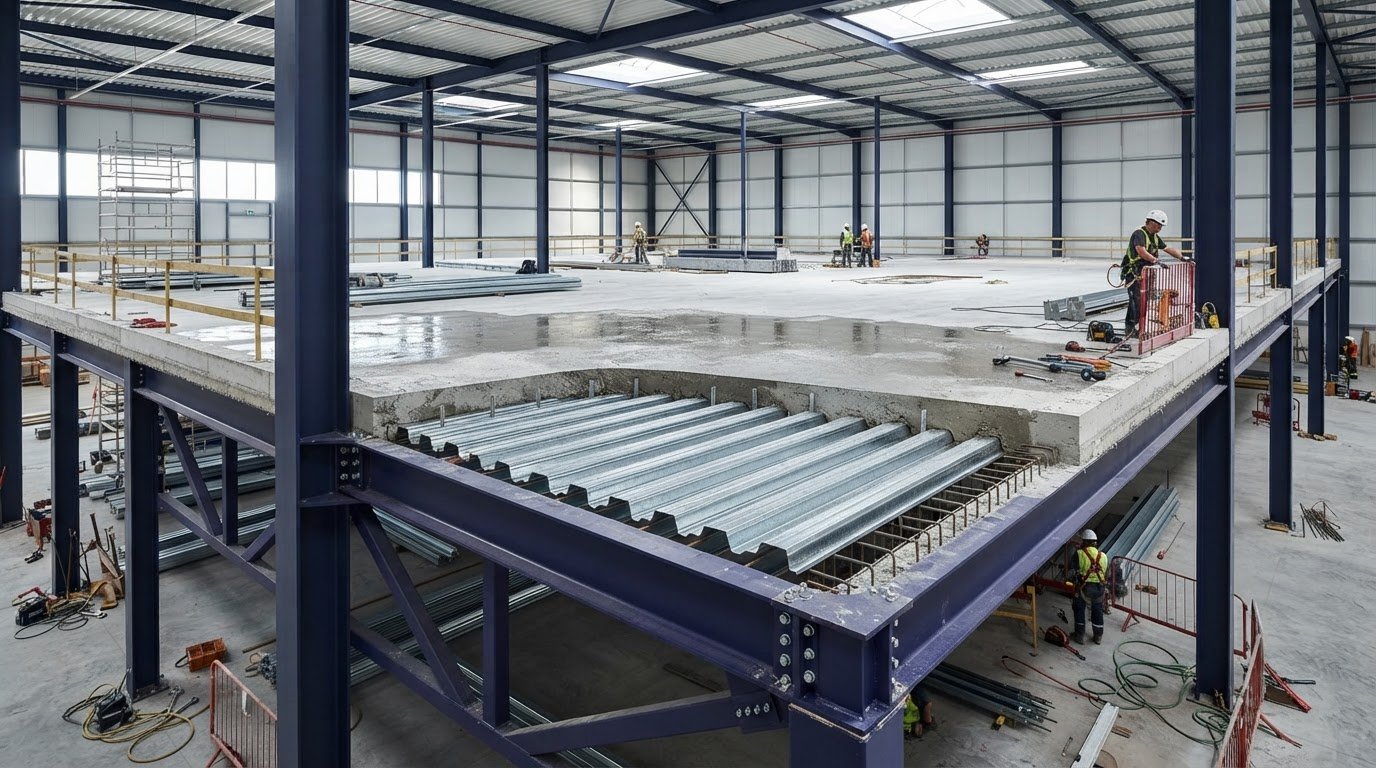 Composite Deck Design for Mezzanine Floors: A Guide