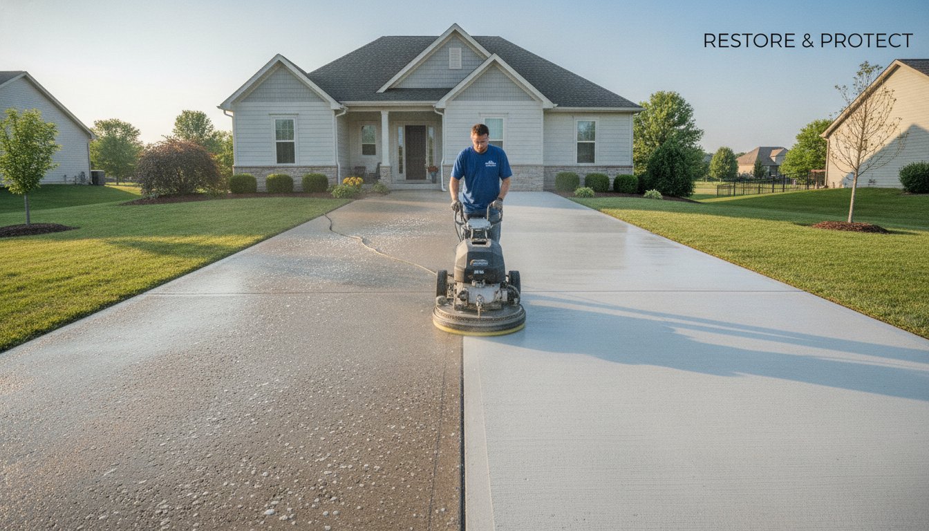 Concrete Cleaning in Omaha, NE: Restoration vs. Replacement Guide (2026)
