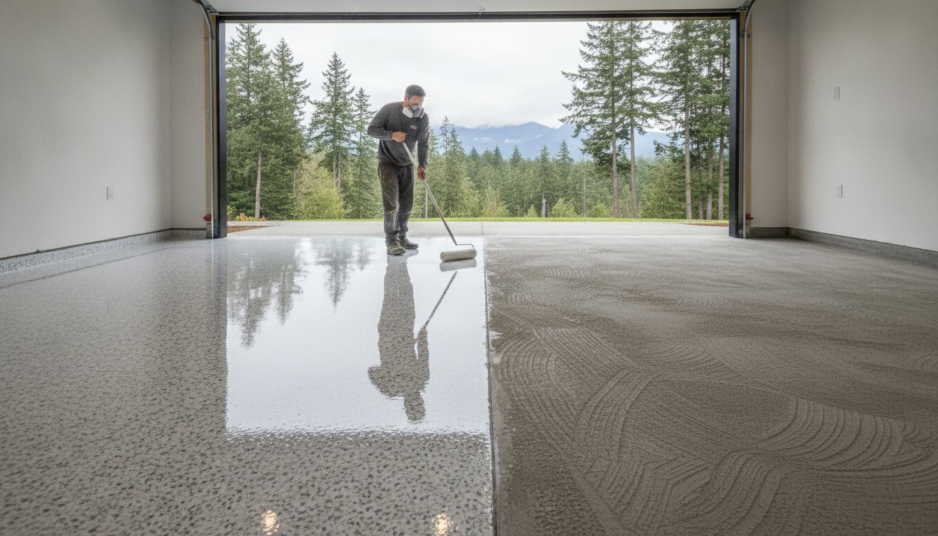 Concrete Coating Contractor Langley: Professional Epoxy &amp; Polyaspartic Solutions
