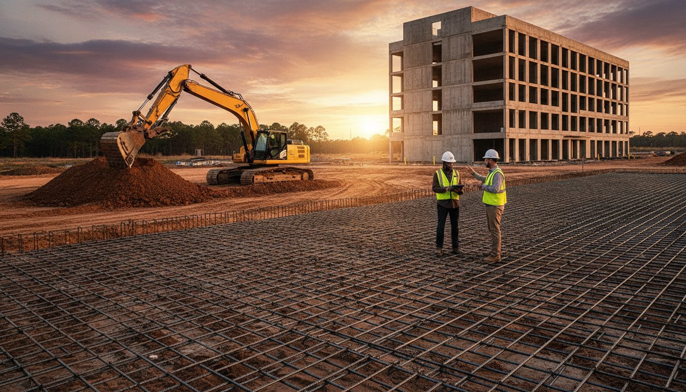 Concrete Construction Company Near Conroe: A Guide to Commercial Standards and Local Projects