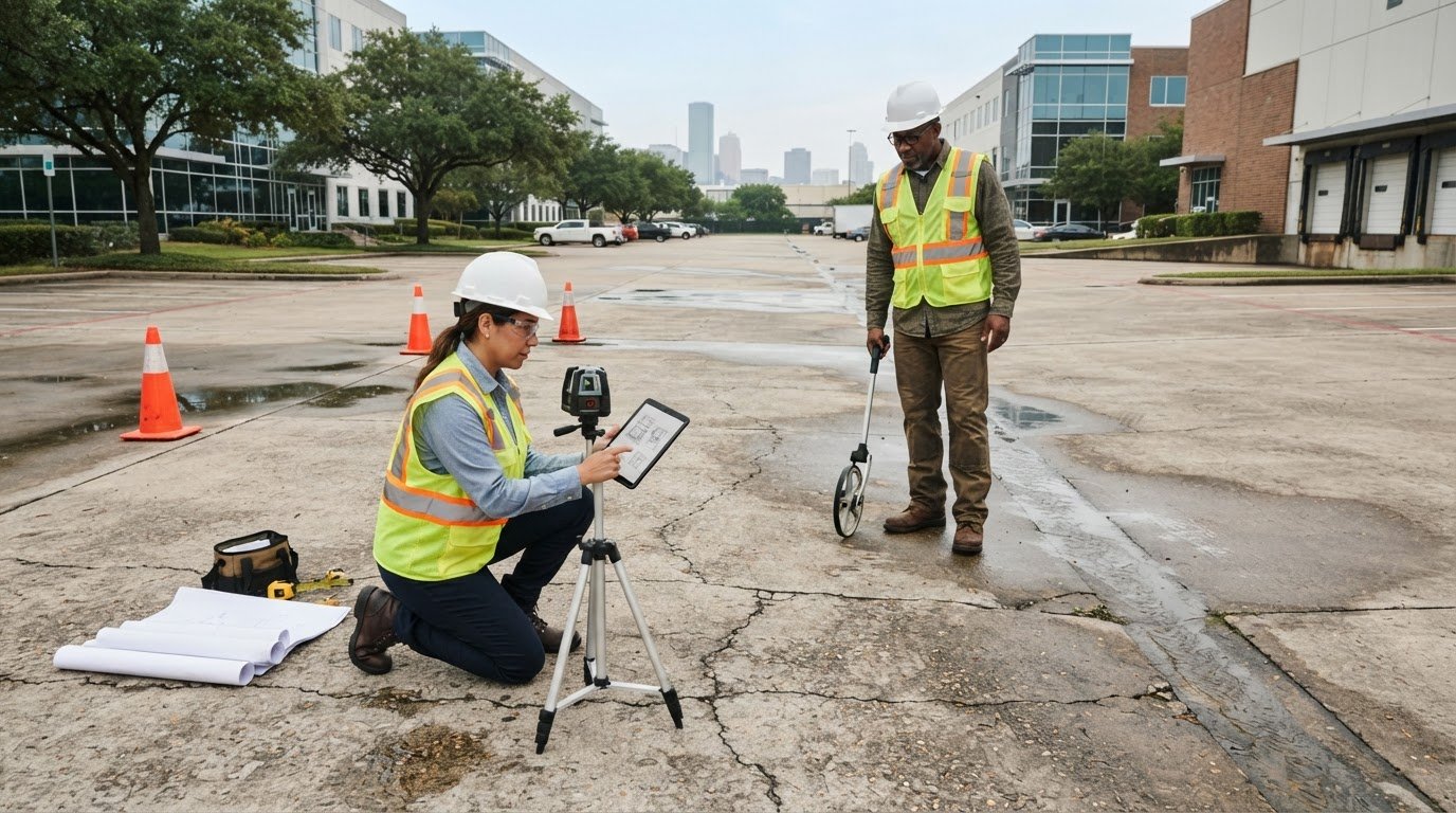 Concrete Paving Repair Contractor in Houston: A Commercial Buyer’s Guide