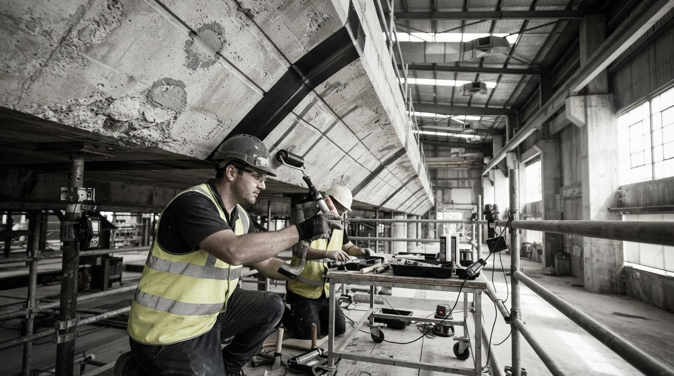 Concrete Slab Structural Strengthening for Existing Structures