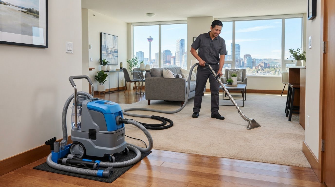 Condo Carpet Cleaning in Calgary: How Portable Equipment Works