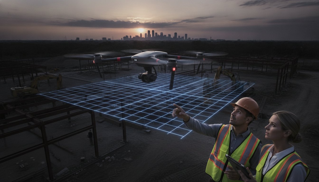 Construction Intelligence Drone Data: The New Houston Standard for Project Oversight