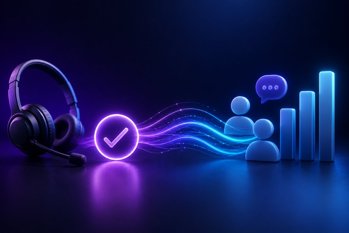 Contact centre quality assurance automation analysing customer interactions to improve service quality, compliance and agent performance.