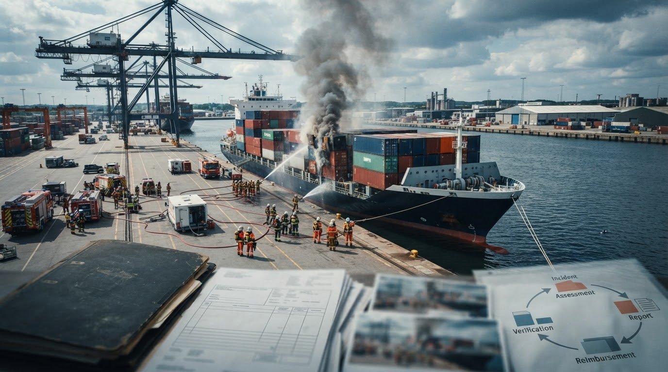Container Vessel Fire: Cargo Salvage Charges and the Reimbursement Process