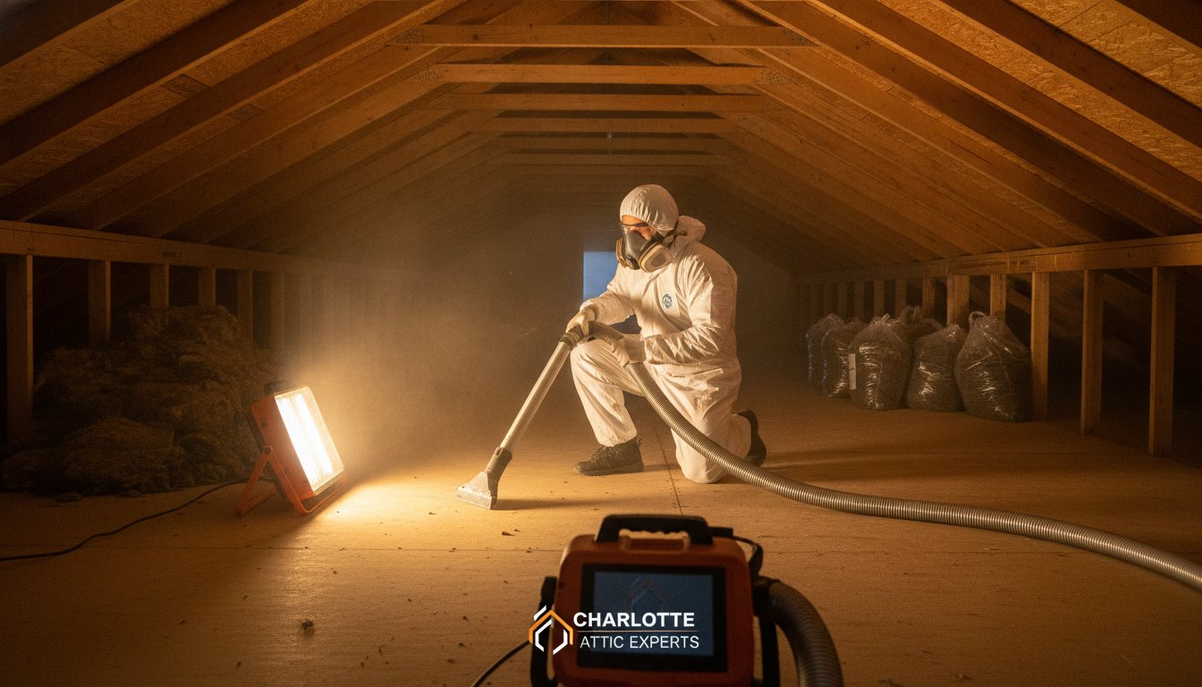 Contaminated Attic Insulation Removal: The Homeowner’s Guide to a Healthy Attic