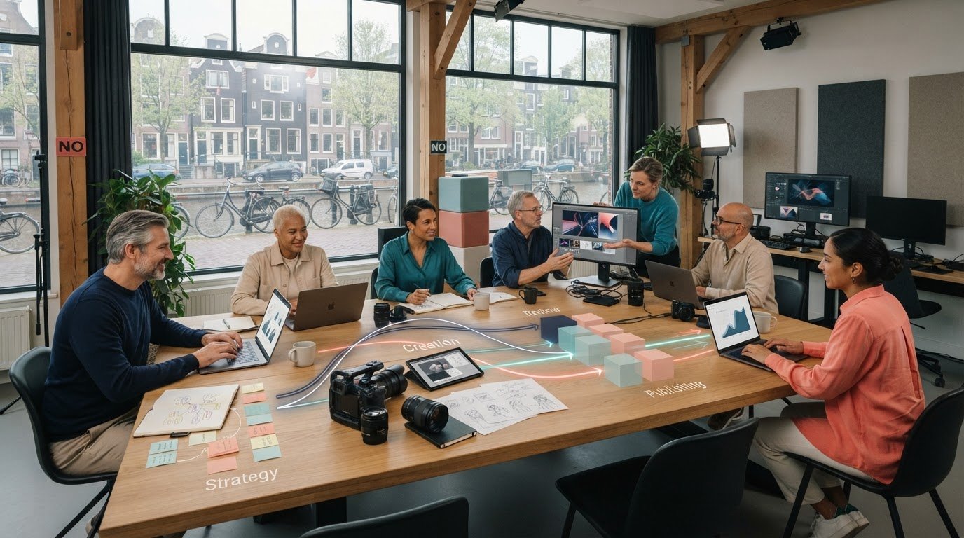 Content productie schalen: bouw een werkbaar proces voor groei