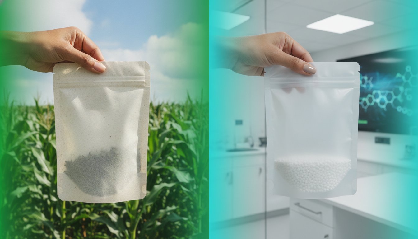 Cornstarch vs PLA Bags: The 2026 Guide to Sustainable Packaging