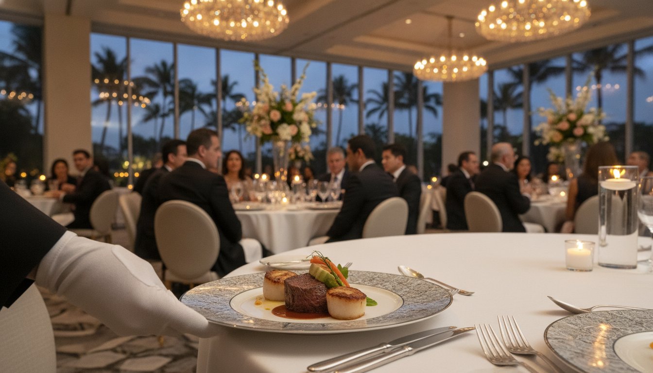 Corporate Awards Dinner Catering in Palm Beach: Elevating Excellence