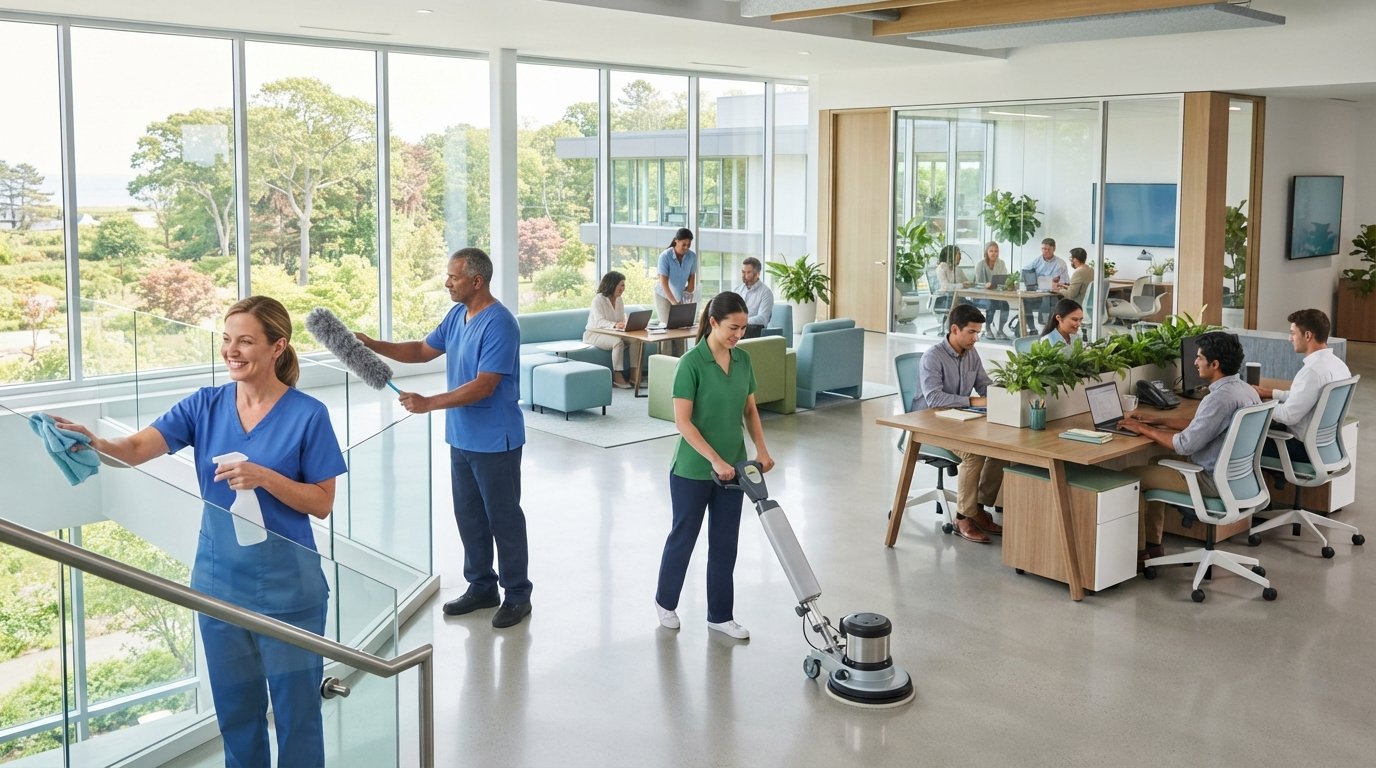 Corporate Office Cleaning in Fairfield, CT: A Strategic Guide to Workplace Wellness