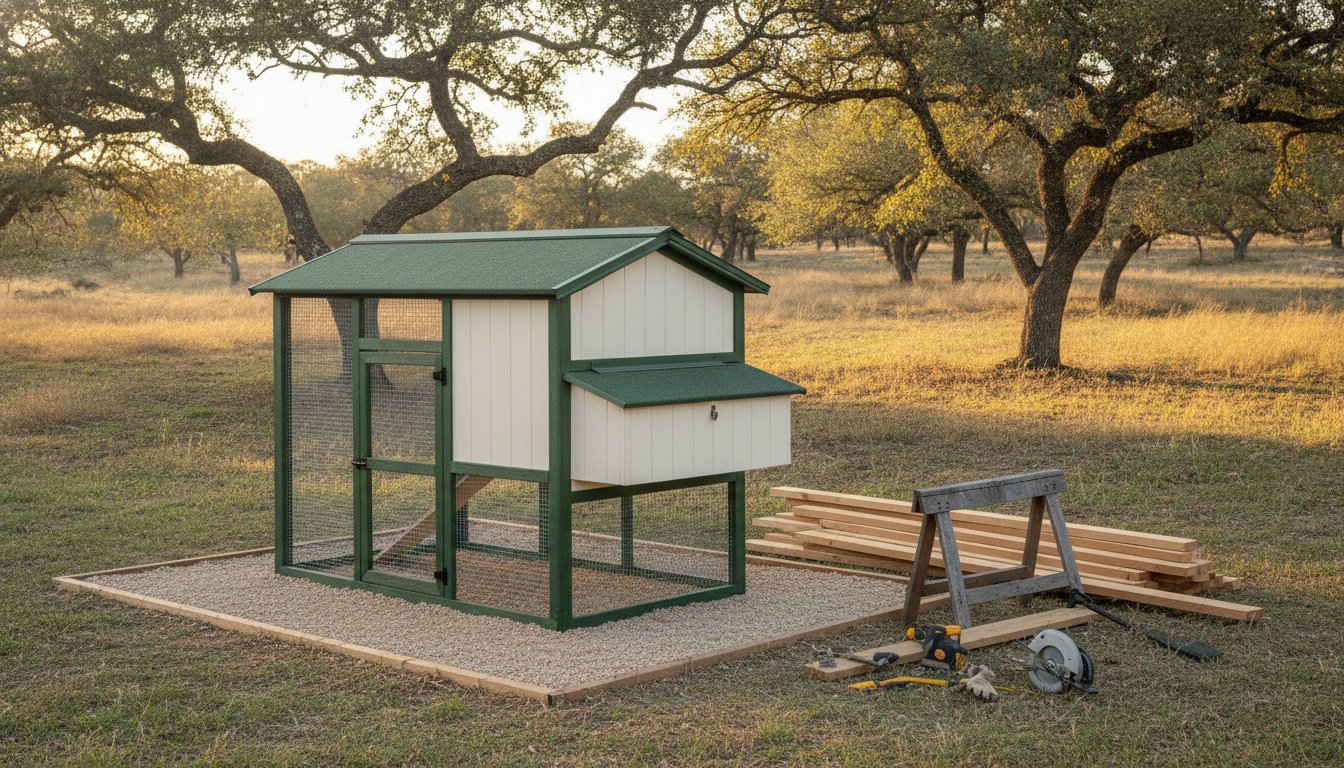 Cost to Build a Chicken Coop vs Buy in Texas: 2026 Comparison Guide