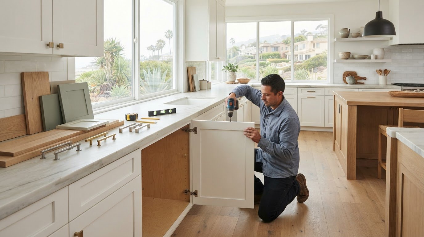 Cost to Reface Kitchen Cabinets in Encinitas: 2026 Homeowner Guide