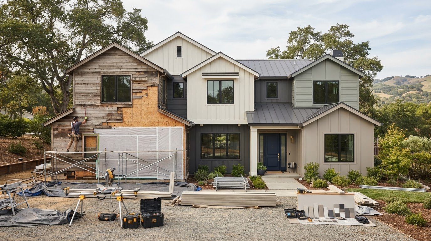 Cost to Remove Wood Siding and Replace It with Fiber Cement in Loomis