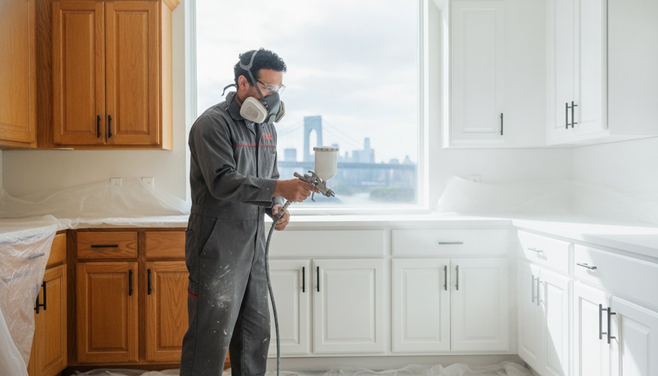 Cost to Spray Paint Kitchen Cabinets in NJ: 2026 Price & Value Guide