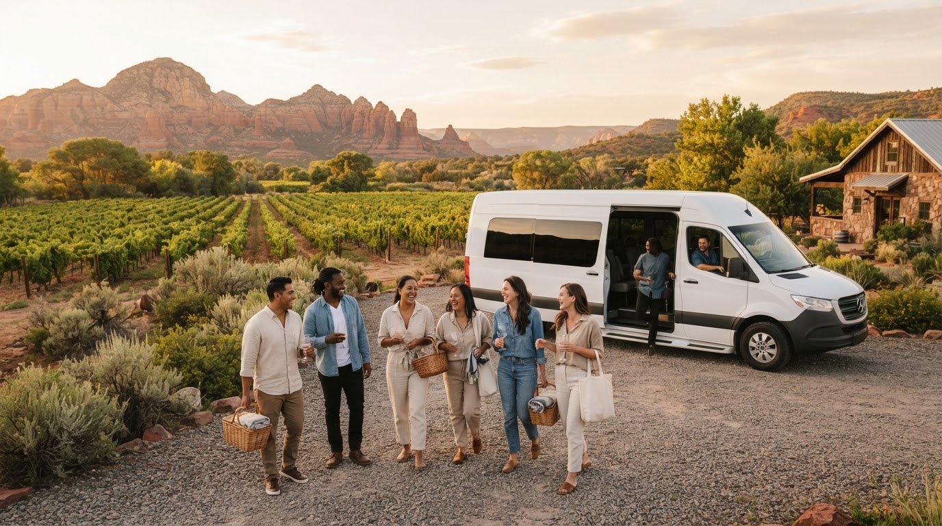 Cottonwood Wine Tasting Shuttle: A Phoenix Group Planning Guide
