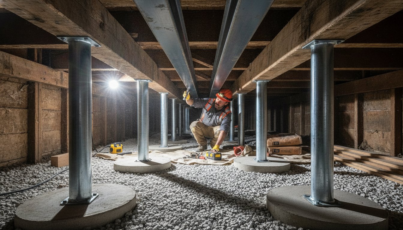 Crawl Space Structural Repair: A Homeowner’s Guide to Stability (2026)