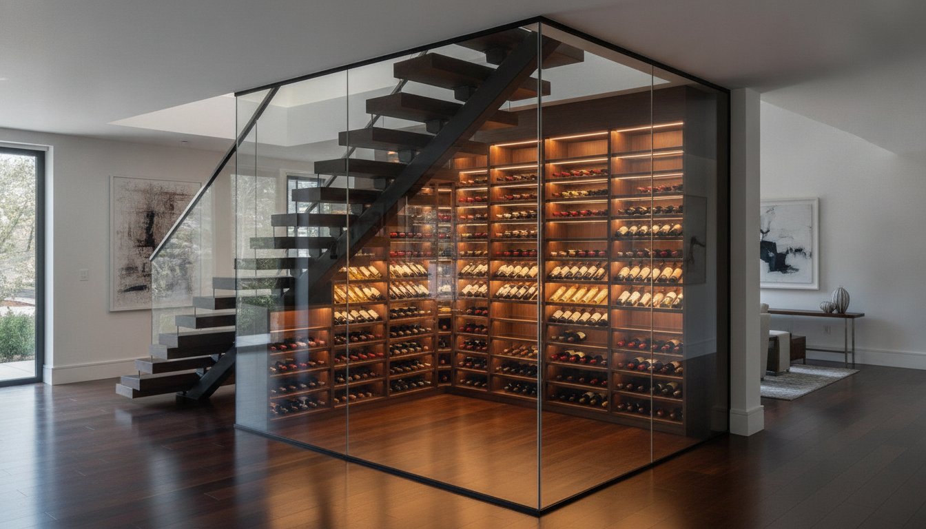 Creative Under Stairs Wine Cellar Ideas for Luxury Home Storage