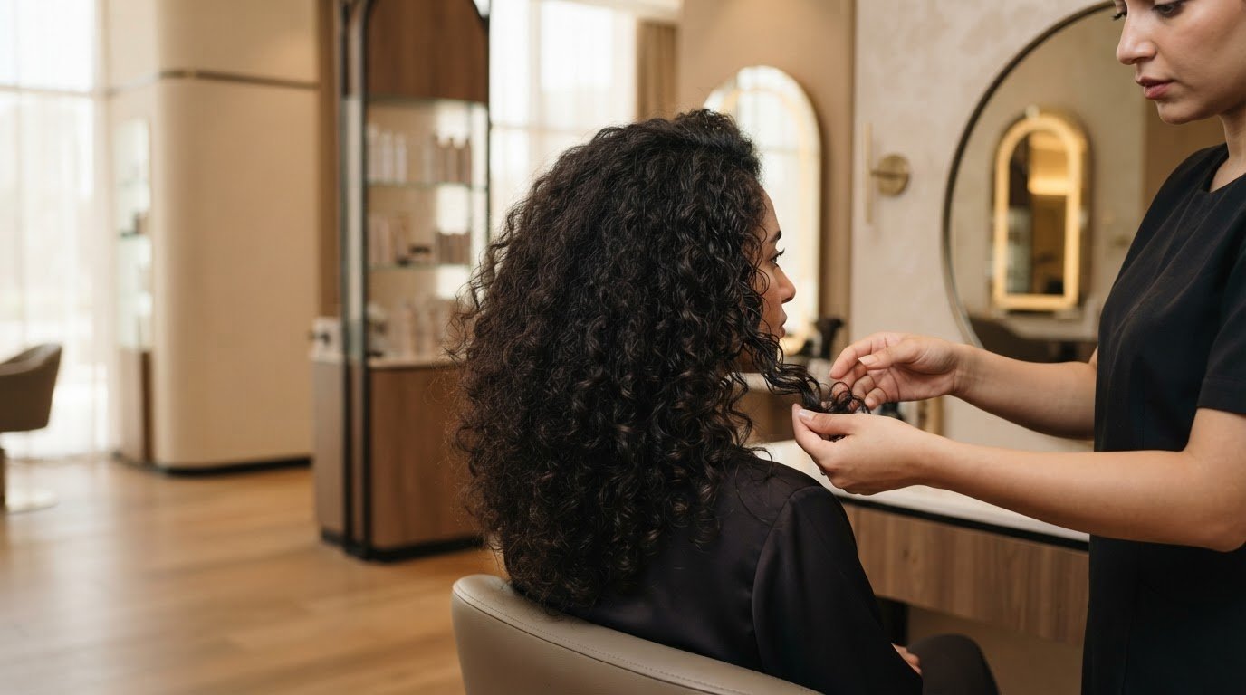Curl definition treatments in Dubai for shape and care