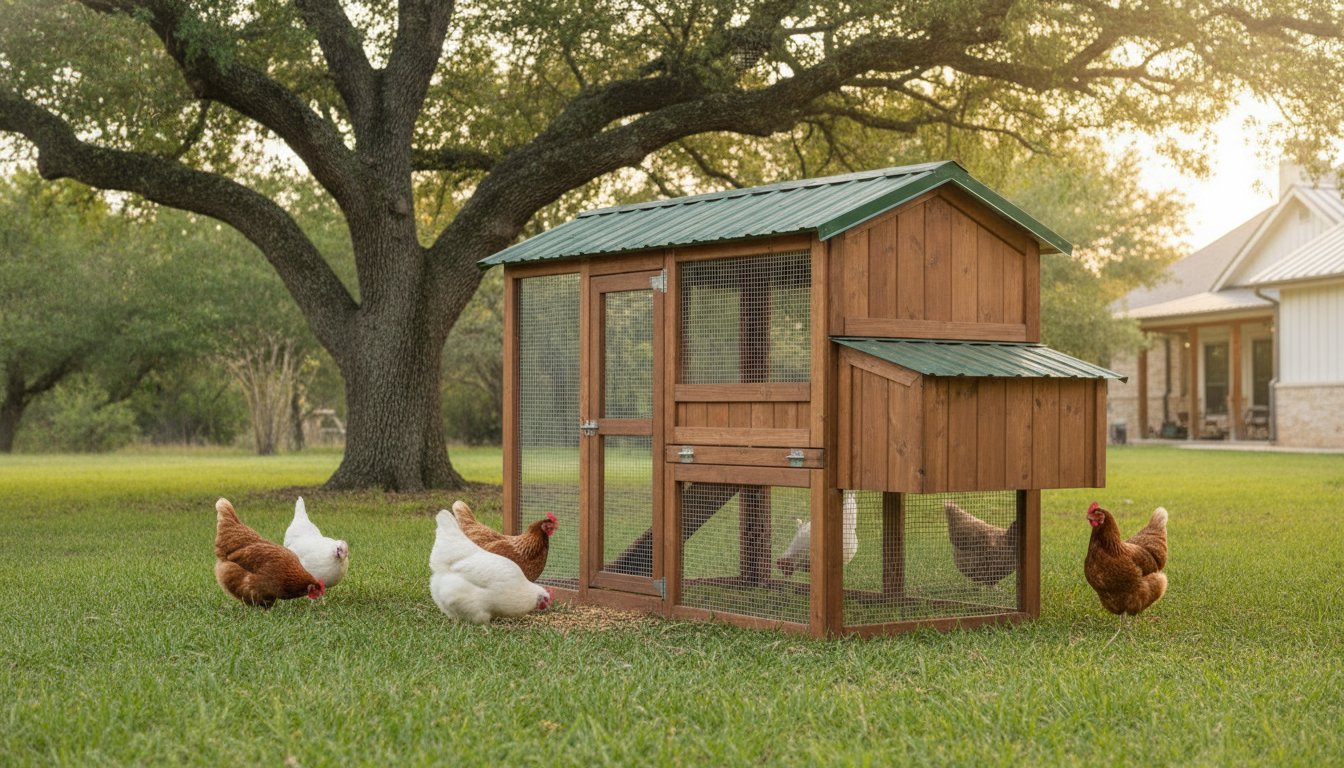 Custom Chicken Coops Waco TX: Handcrafted Quality for Central Texas Flocks