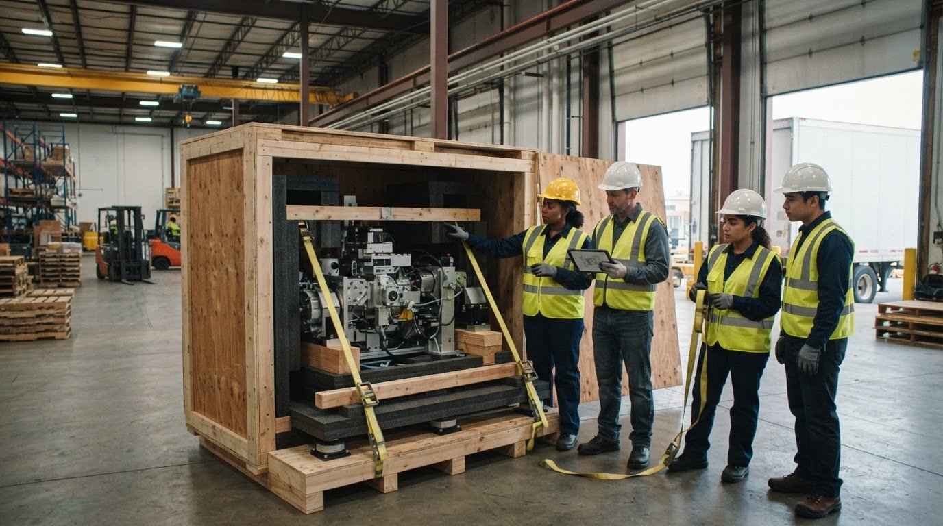 Custom Crating for Industrial Equipment: How to Protect Cargo in Transit