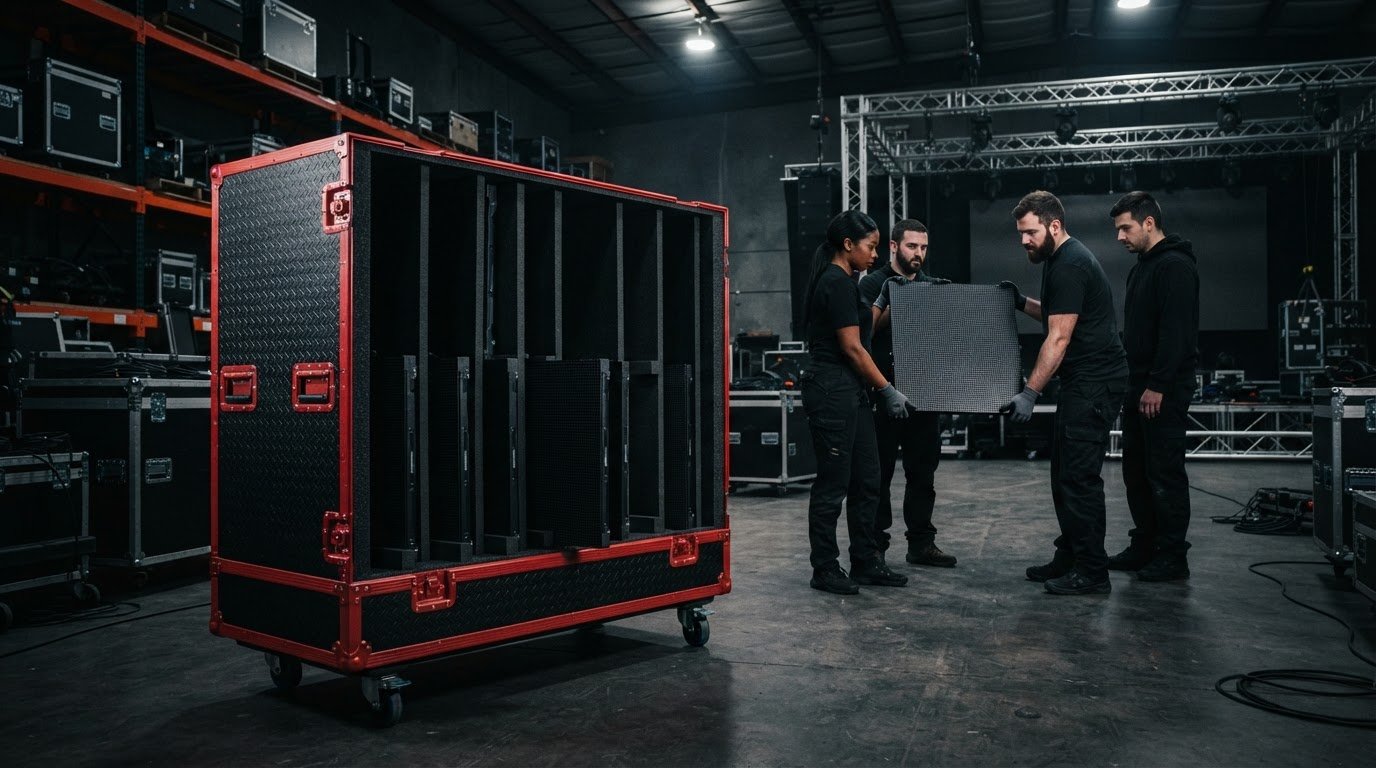 Custom Flight Cases for LED Video Wall Panels: Design, Fit, and Protection