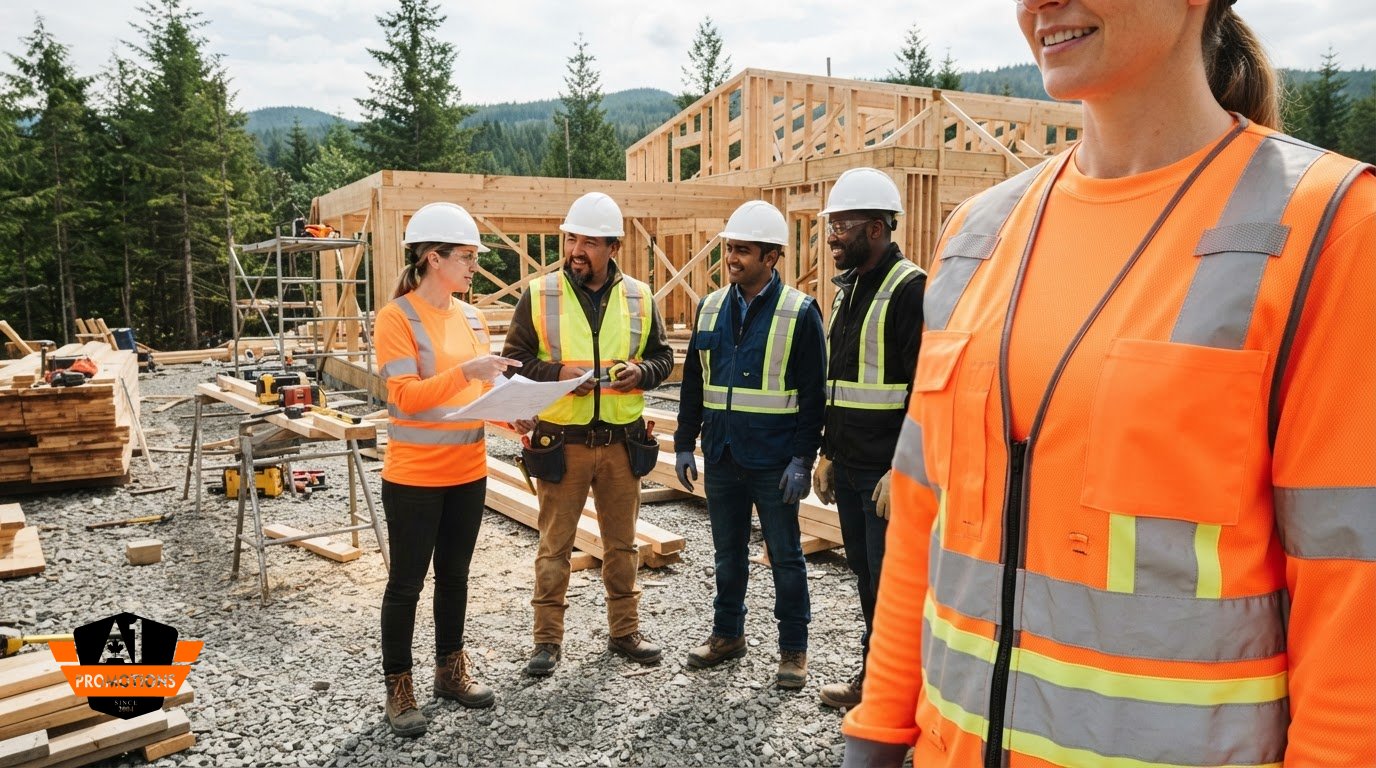 Custom High-Visibility Work Shirts for Teams