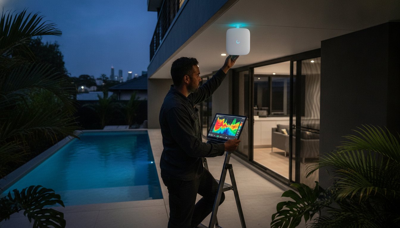 Custom Outdoor WiFi Installation Gold Coast: Engineered Connectivity for SE QLD Properties