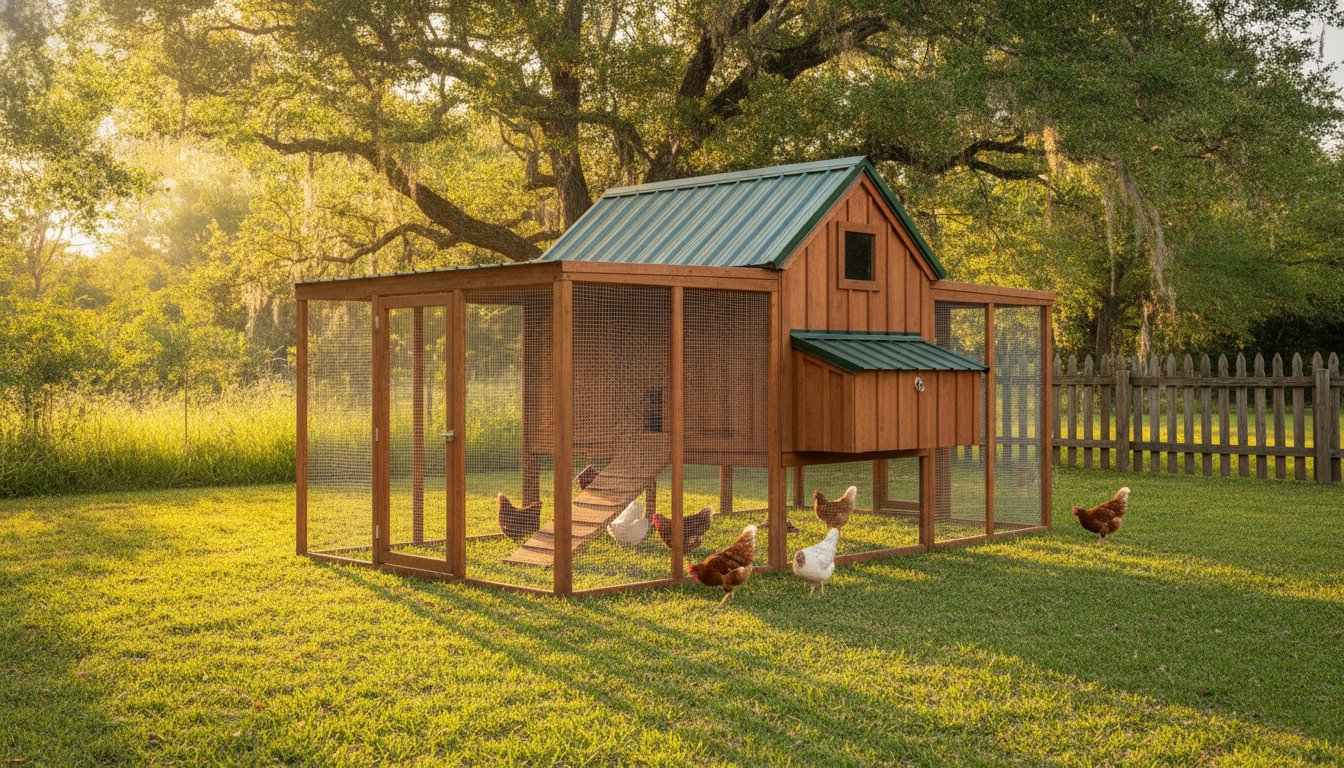 Custom Poultry Housing Texas: Handcrafted Security for Your Flock