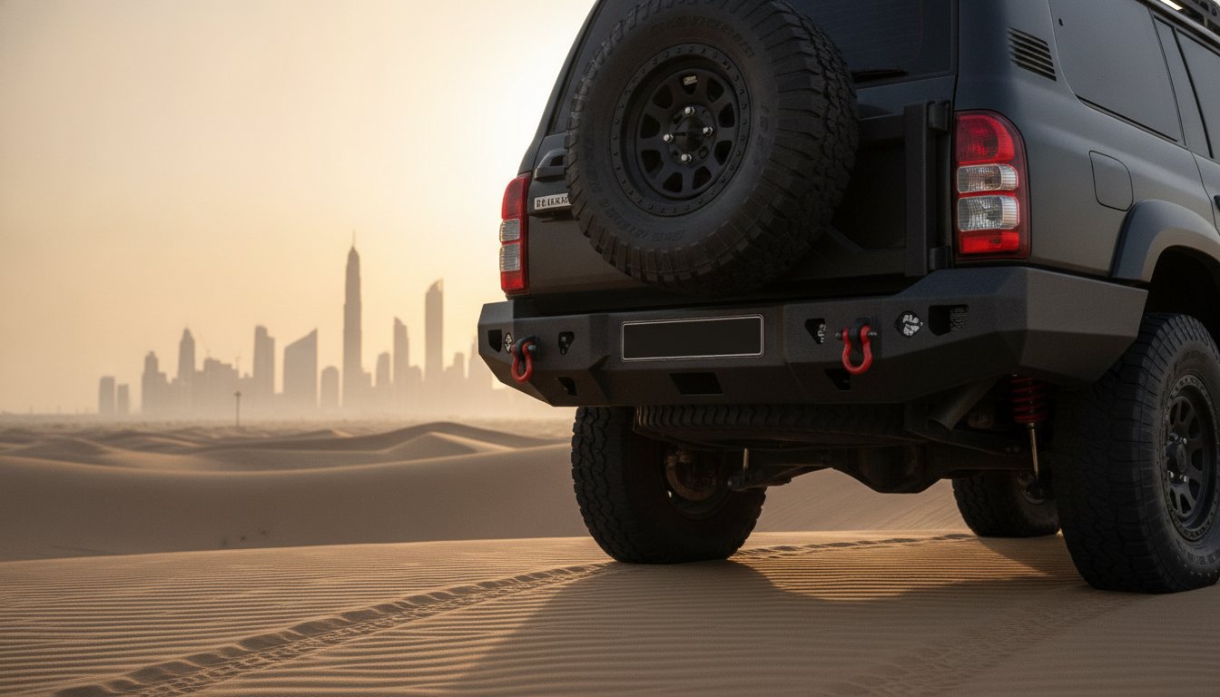 Custom Rear Bumper Fabrication UAE: The Engineering Guide to Heavy-Duty Fleet Protection