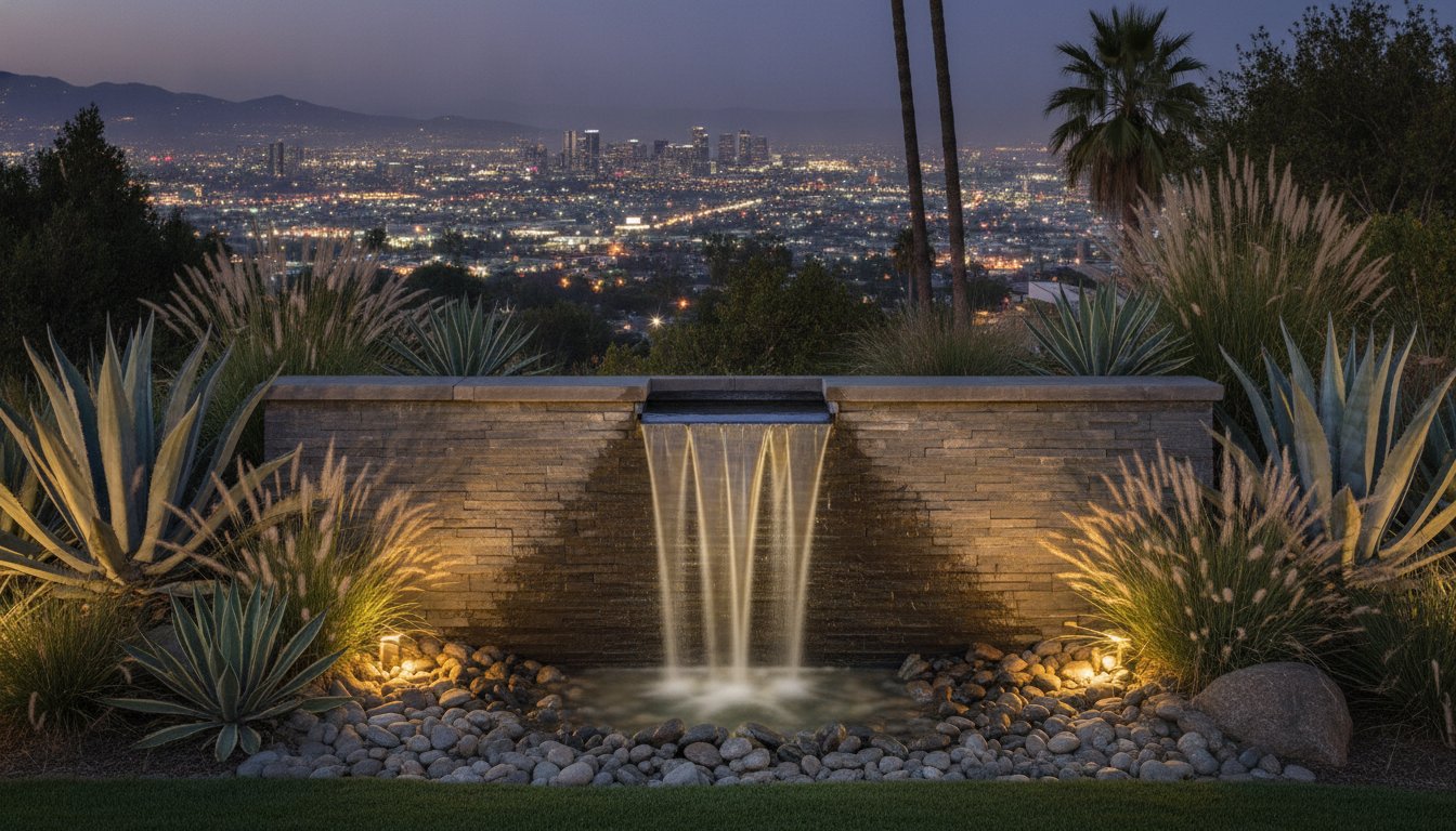 Custom Water Feature Design in Los Angeles: The 2026 Guide to Sustainable Serenity