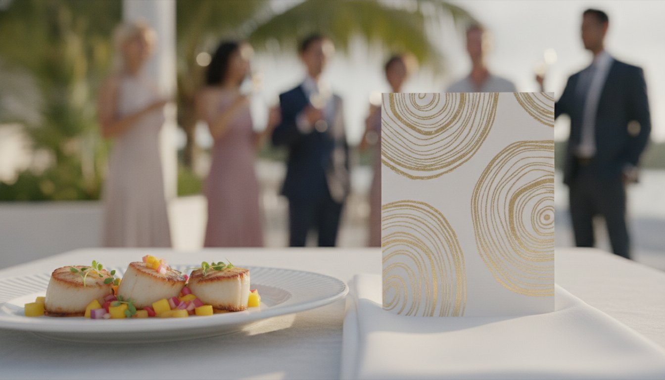 Custom Wedding Menu Design in Florida: A Guide to Bespoke Culinary Artistry