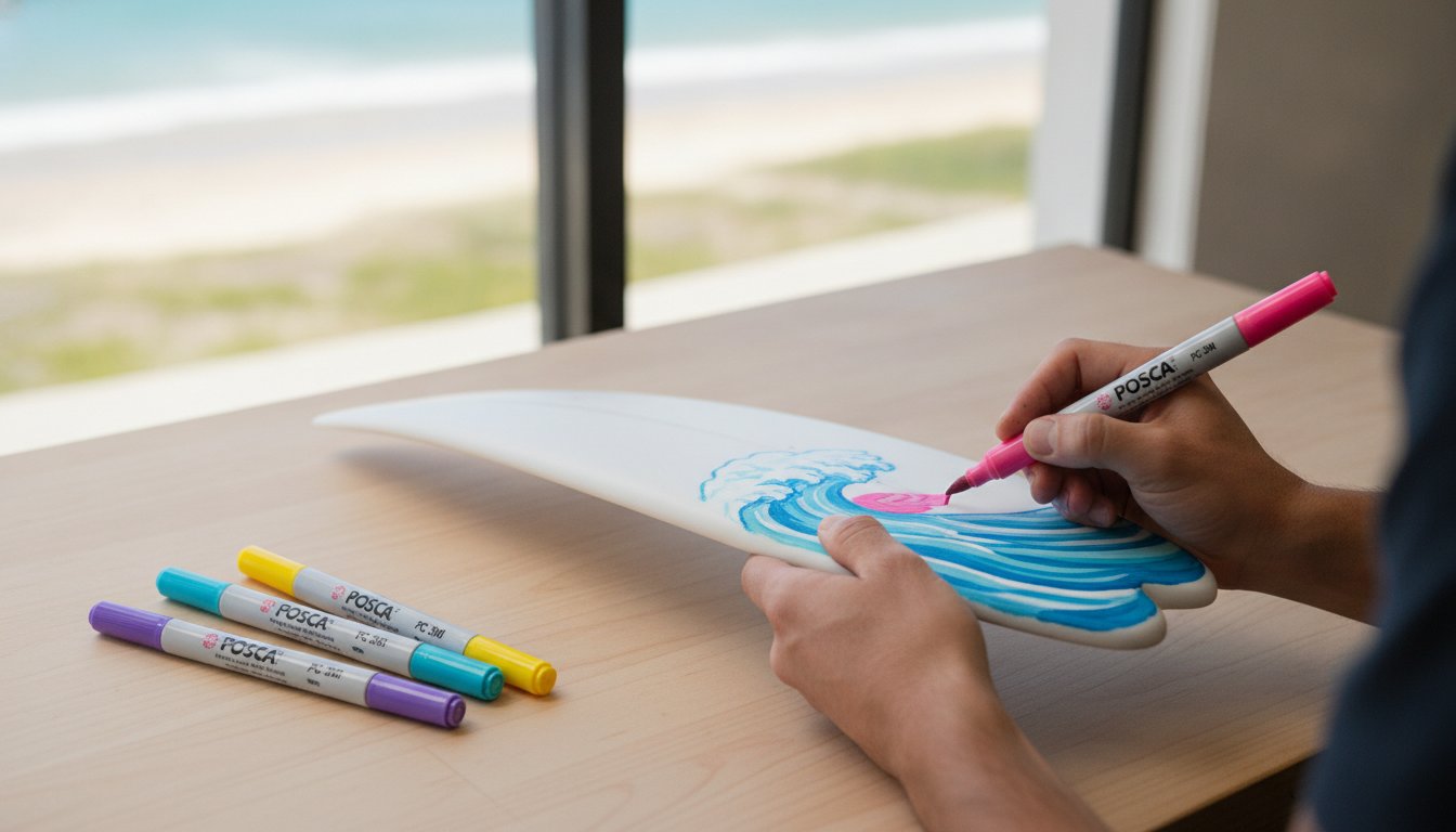 Customising Your Ride: The Ultimate Guide to Using POSCA for Surfboard Fins