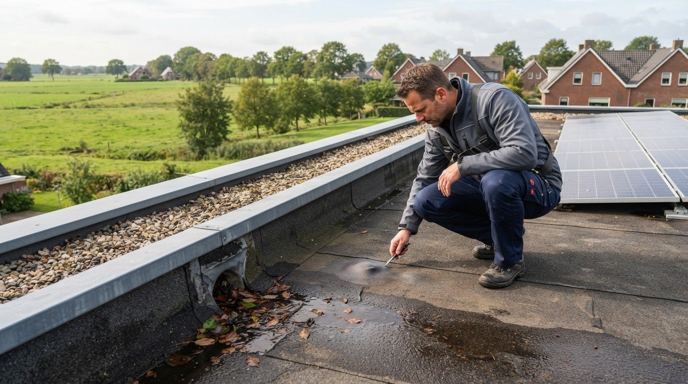 Dakonderhoud plat dak: zo voorkom je schade en verleng je de levensduur