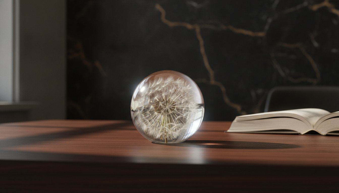Dandelion Fluff in Resin: The Art of Suspending a Fleeting Wish