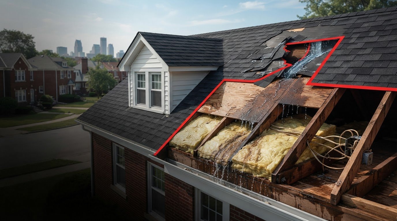 Dangers of a Leaking Roof, From Damp Insulation to Electrical Hazards