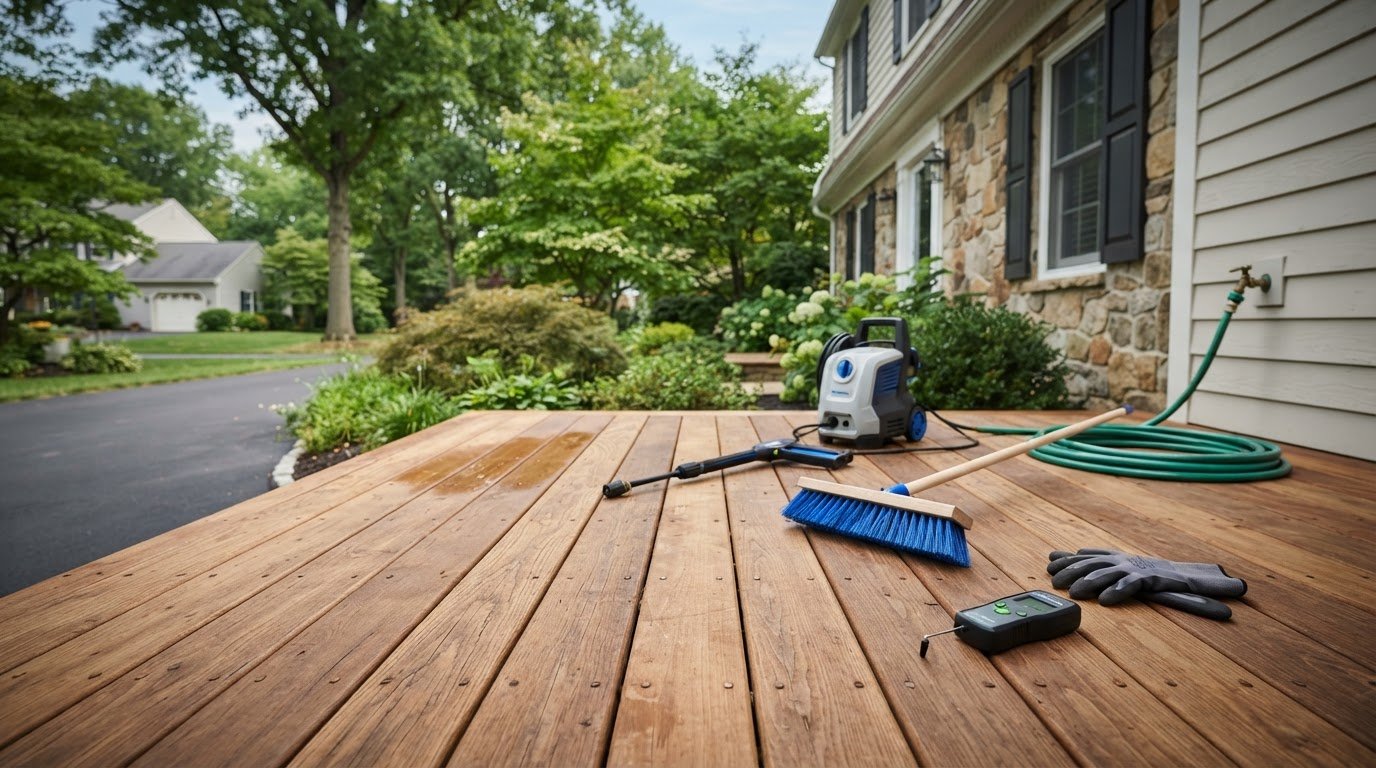 Deck Cleaning Before Staining: A Safe Prep Guide for 2026