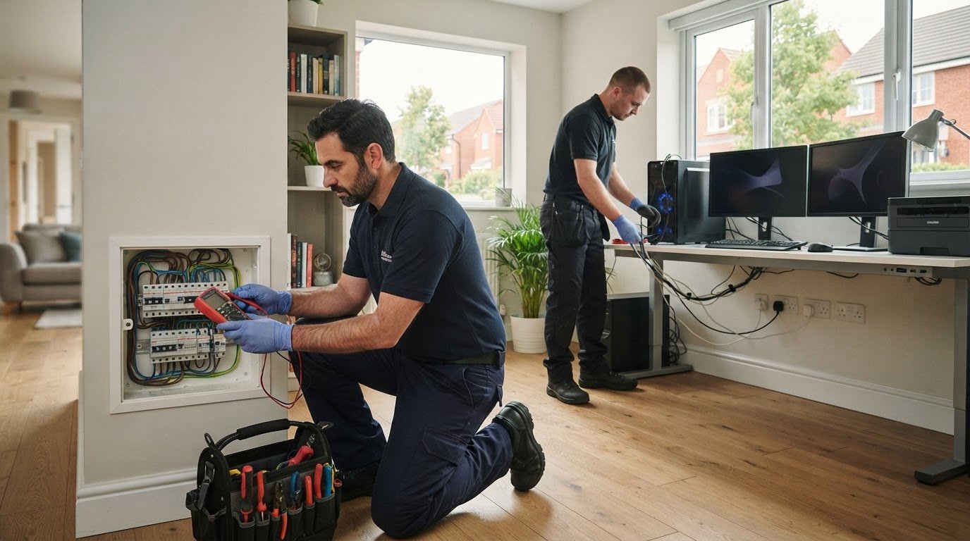Dedicated home office circuits in Milton Keynes