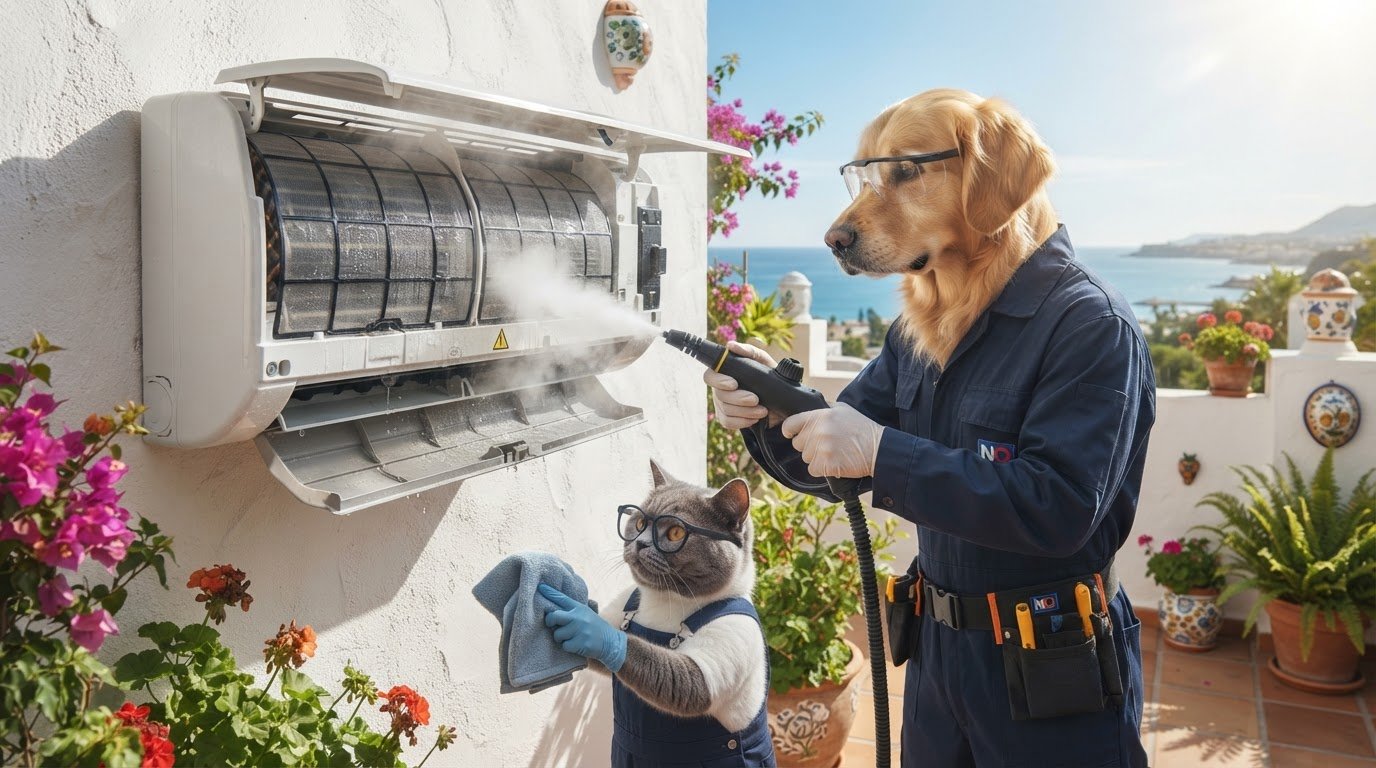 Desinfección de aire acondicionado con vapor en Málaga: qué puede hacer y cómo prevenir la Legionella