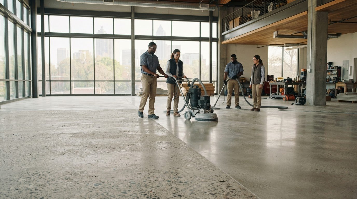 Diamond Ground Concrete Finishes: Appearance, Performance, and Selection