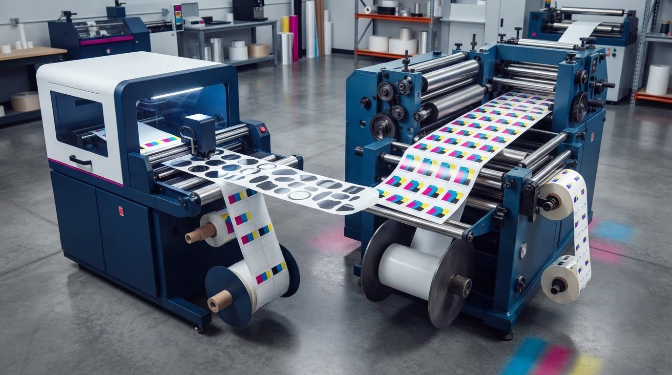 Digital Label Finishing Compared with Traditional Die Finishing