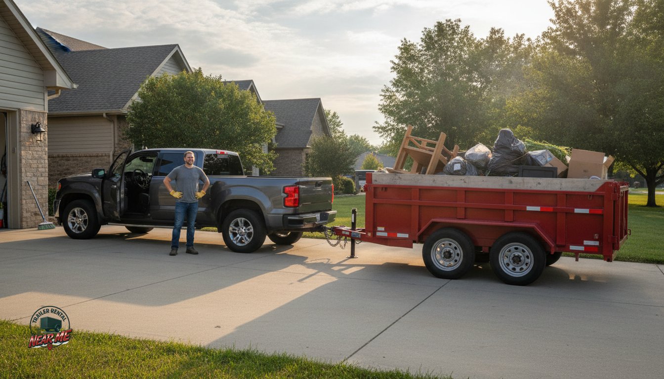 DIY Junk Removal Omaha: The 2026 Guide to Dump Trailer Rental