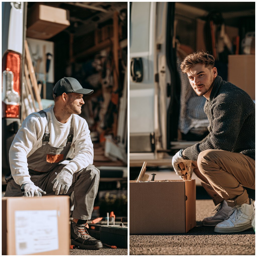 DIY van rental compared with hiring a removals company for a home move”