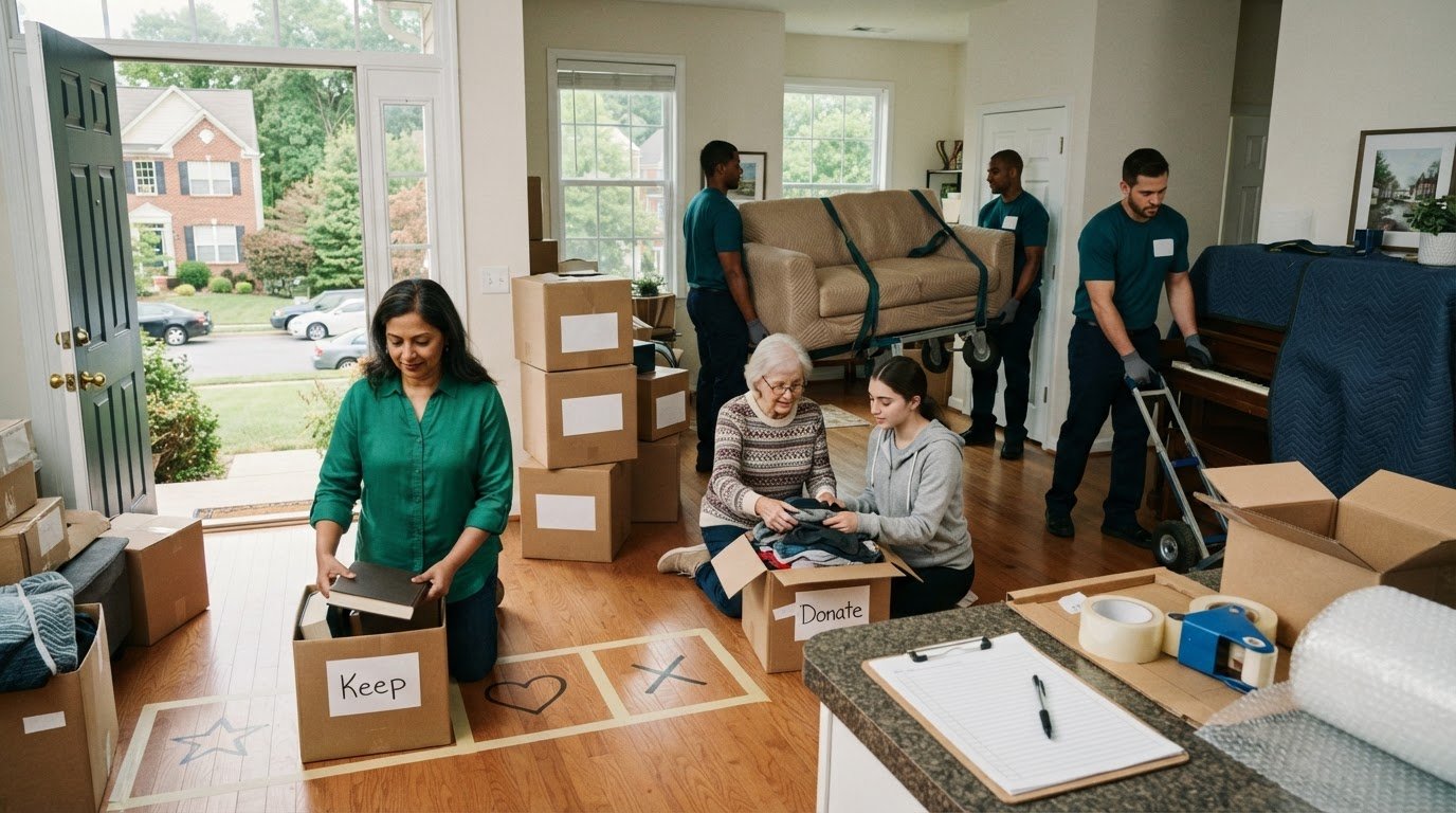Downsizing and Moving Assistance in Woodbridge, VA: A Practical Guide