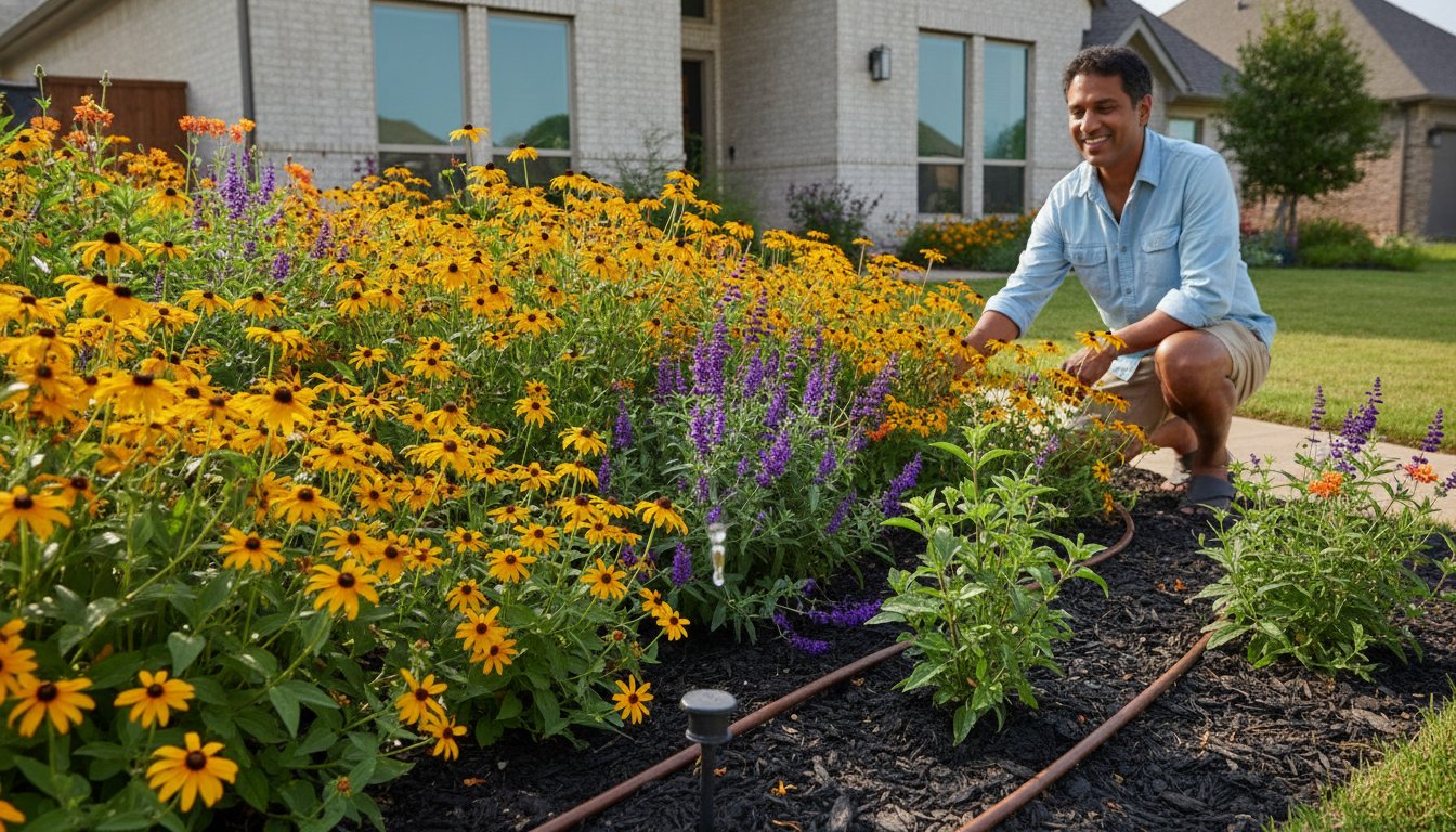 Drip Irrigation for Dallas Flower Beds: 2026 Guide