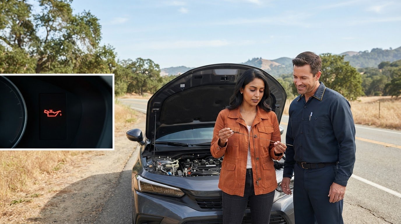 Driving With Oil Light On: Fair Oaks Driver Guide